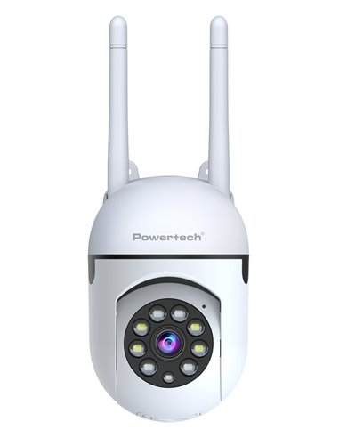 POWERTECH smart κάμερα PT-1546, 2MP, WiFi, PTZ, SD
