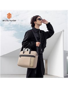 ARCTIC HUNTER τσάντα ώμου GWB00849 με θήκη laptop 15.6", 14L, χακί