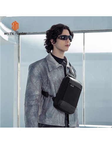 ARCTIC HUNTER τσάντα Crossbody XB00829, 3L, μαύρη