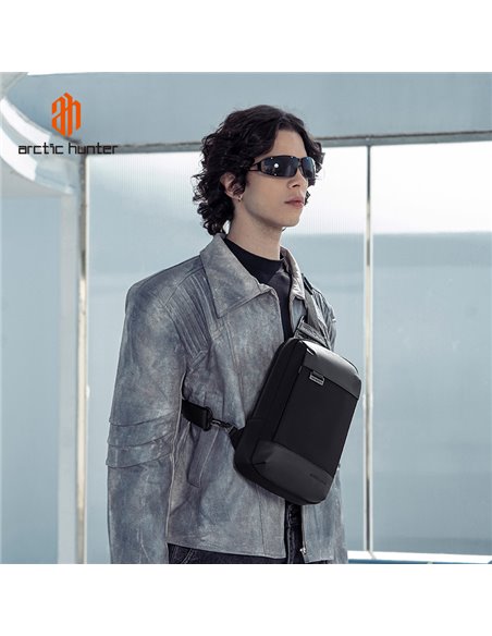 ARCTIC HUNTER τσάντα Crossbody XB00829, 3L, μαύρη