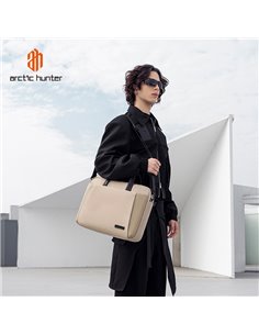 ARCTIC HUNTER τσάντα ώμου GWB00848 με θήκη laptop 15.6", 9L, χακί