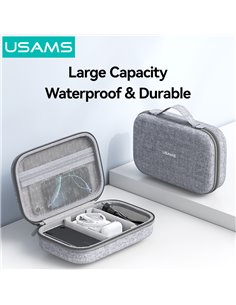 USAMS θήκη tablet και οργάνωσης αξεσουάρ Jane05, 265x167x72mm, γκρι
