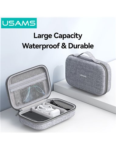 USAMS θήκη tablet και οργάνωσης αξεσουάρ Jane05, 265x167x72mm, γκρι