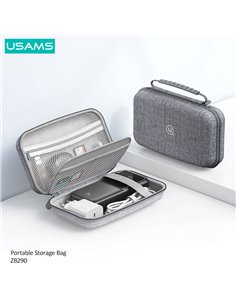 USAMS θήκη οργάνωσης αξεσουάρ US-ZB290, 22x13x7.8cm, γκρι