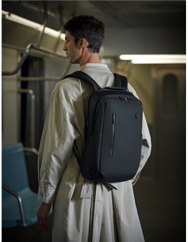 ARCTIC HUNTER τσάντα πλάτης B00915 με θήκη laptop 15.6", USB, 20L, μαύρη