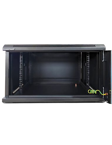 POWERTECH επιτοίχια καμπίνα rack 19" NETW-0037, 600 x 450 x 370mm, 6U