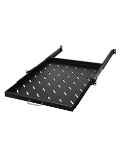 POWERTECH πτυσσόμενο ράφι για rack 19" NETW-0041, βάθος 570mm, μαύρο