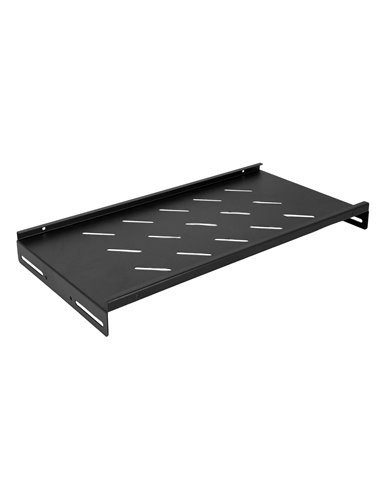 POWERTECH σταθερό ράφι για rack 19" NETW-0042, βάθος 250mm, μαύρο