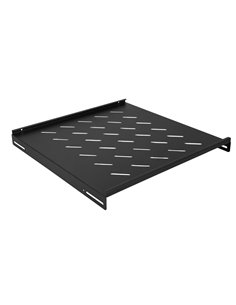 POWERTECH σταθερό ράφι για rack 19" NETW-0043, βάθος 475mm, μαύρο