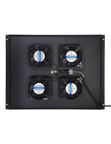 POWERTECH cooling fan για rack NETW-0044, 4x fans με μεταλλικό tray, 1.5m καλώδιο schuko, 54.5x41cm