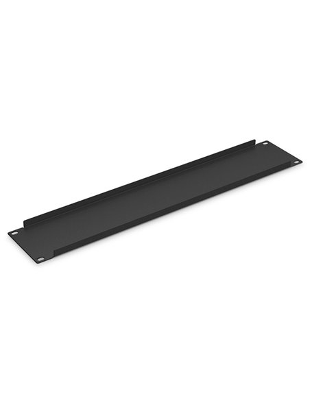 POWERTECH κάλυμμα panel NETW-0050 για rack 19"/2U, μεταλλικό, μαύρο