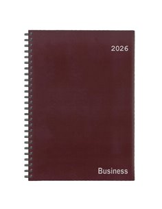 Next ημερολόγιο 2026 business xxl ημερήσιο σπιράλ μπορντώ 24x34εκ.