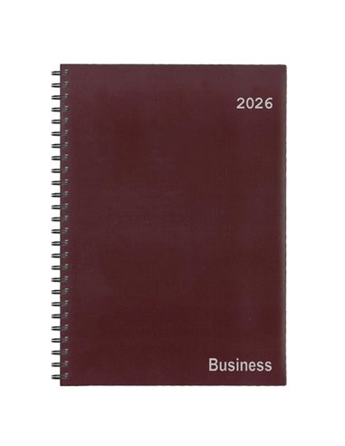 Next ημερολόγιο 2026 business xxl ημερήσιο σπιράλ μπορντώ 24x34εκ.