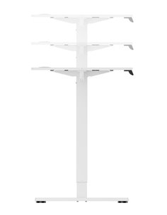 BRATECK ηλεκτρικό γραφείο S23-22R-B-WH με ρυθμιζόμενο ύψος, 1200x600x720~1180mm, λευκό