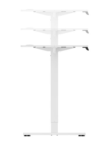 BRATECK ηλεκτρικό γραφείο S23-22R-B-WH με ρυθμιζόμενο ύψος, 1200x600x720~1180mm, λευκό