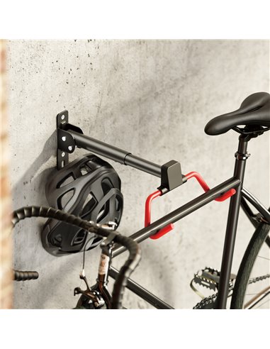 BRATECK επιτοίχια βάση ποδηλάτου LBM13-01, έως 30kg, μαύρη