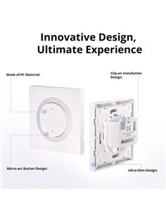 SONOFF θήκη για smart διακόπτη ERBS, πλαστική, λευκή