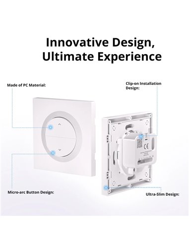 SONOFF θήκη για smart διακόπτη ERBS, πλαστική, λευκή