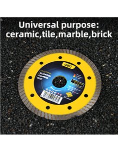 DELI δίσκος κοπής διαμαντέ DH-CQP125-E3, δομικών υλικών, ultrathin, 125mm, 12250rpm, wet & dry