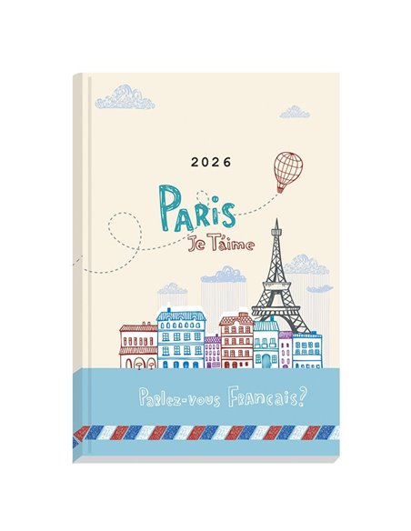 Next ημερολόγιο 2026 Gallery Paris ημερήσιο δετό 12x17εκ.