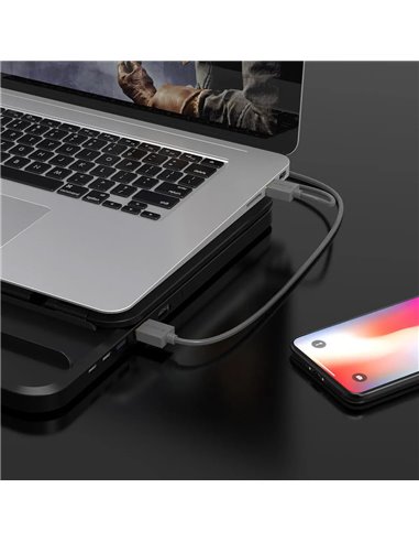 ORICO καλώδιο USB 2.0 U2-AA02, 480Mbps, 1m, γκρι