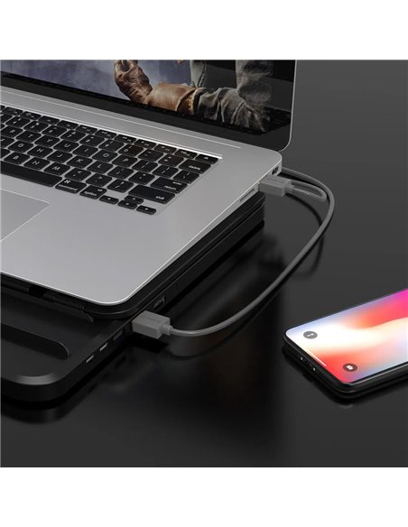 ORICO καλώδιο USB 2.0 U2-AA02, 480Mbps, 1m, γκρι