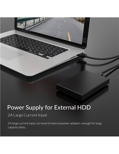 ORICO καλώδιο USB 2.0 U2-AA02, 480Mbps, 1.5m, μαύρο