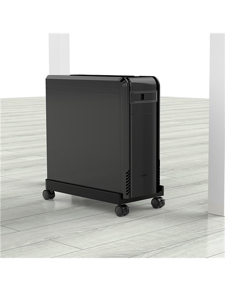 ORICO βάση PC CPB2 με ροδάκια, 45.5x22cm, πλαστική, μαύρη