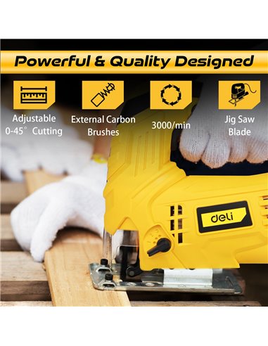 DELI σέγα DC576, ρυθμιζόμενη, 600W