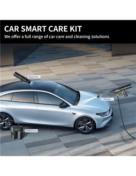 BAYU car kit με εκκινητή μπαταρίας/συμπιεστή αέρος/πιστόλι πλυσίματος/σκουπάκι αυτοκινήτου E-Pro C