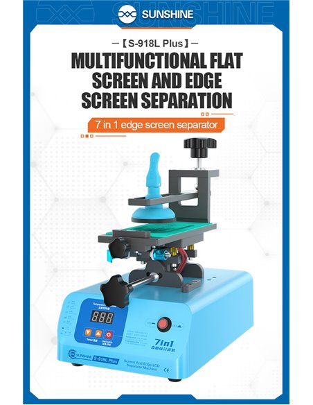 SUNSHINE διαχωριστής LCD οθόνης S-918L Plus για επισκευές κινητών, 400W