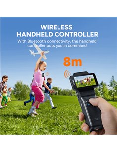 SJCAM action camera C400 με ασύρματο χειριστήριο, 16MP/4K, WiFi, αδιάβροχη θήκη, μαύρη