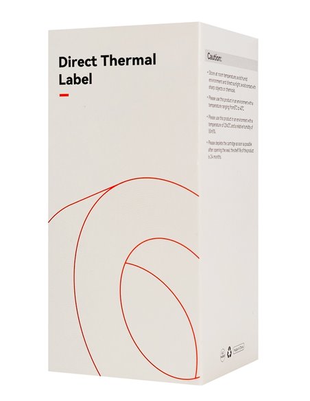 NIIMBOT ρολό θερμικών αυτοκόλλητων ετικετών T100X70-105-WH, 100x70mm, 105 ετικέτες, λευκό