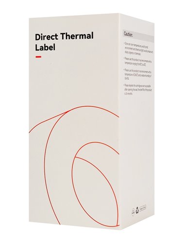 NIIMBOT ρολό θερμικών αυτοκόλλητων ετικετών T100X150-50-WH, 100x150mm, 50 ετικέτες, λευκό