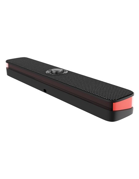 SADES soundbar Posevolt με RGB φωτισμό, 10W, Bluetooth & USB-C/USB, μαύρο
