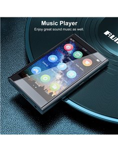 RUIZU MP3 player H10 με οθόνη αφής 3.8", 16GB, Bluetooth, μαύρο