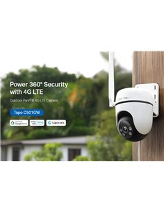 TP-LINK smart κάμερα Tapo C501GW, 1080p, 4G, PTZ, IP66, V2.0