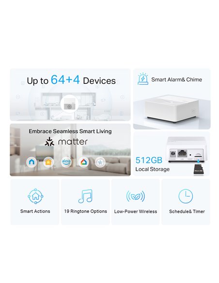 TP-LINK smart hub Tapo H200, WiFi, 868MHz, V1.0