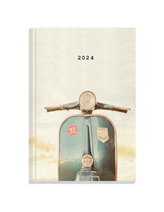 Next ημερολόγιο 2024 Gallery ημερήσιο δετό 14x21εκ, Vespa