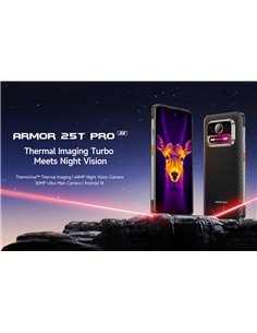 ULEFONE smartphone Armor 25T Pro, 6.78", 8/256GB, 5G, 6500mAh, IP68/IP69K/MIL-STD-810H, μαύρο