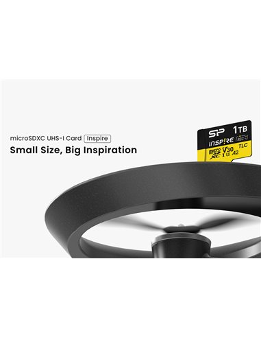 SILICON POWER κάρτα μνήμης microSDXC Inspire με card reader, 128GB, C10 UHS-I U3 V30 A2