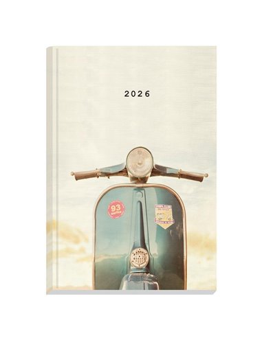 Next ημερολόγιο 2026 Gallery Vespa ημερήσιο δετό 14x21εκ.