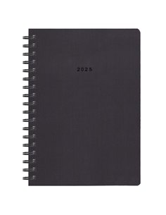 Next ημερολόγιο 2025 classic ημερήσιο σπιράλ μαύρο 14x21εκ.