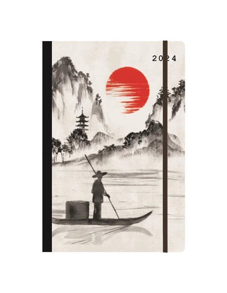 Next ημερολόγιο 2024 Trends ημερήσιο flexi με λάστιχο 12x17εκ. Japan