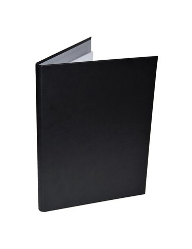 Νext ντοσιέ συνεδρίου eco leather μαύρο με μπλοκ και στυλό Υ32x24εκ.