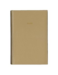 Next ημερολόγιο 2026 metallic ημερήσιο δετό χρυσό 17x25εκ.  Δυνατότητα εκτύπωσης