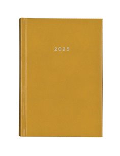 Next ημερολόγιο 2025 prestige ημερήσιο δετό μουσταρδί 12x17εκ.