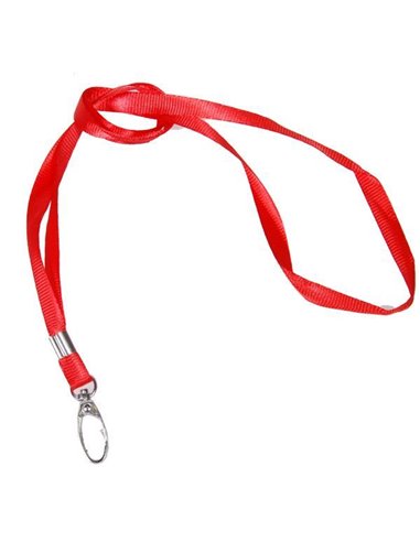 Κορδόνι συνεδρίων κόκκινο, μήκος 2x46εκ.x1εκ. πλάτος 100τμχ.