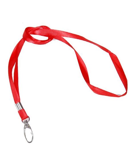 Κορδόνι συνεδρίων κόκκινο, μήκος 2x46εκ.x1εκ. πλάτος 100τμχ.