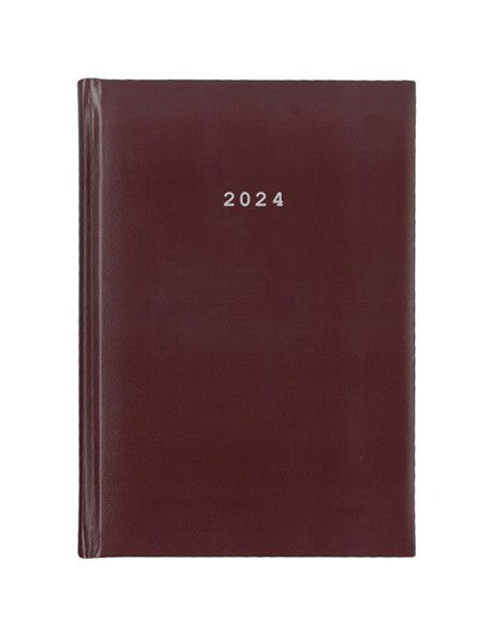 Next ημερολόγιο 2024 basic ημερήσιο δετό μπορντώ 12x17εκ.